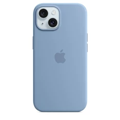 Apple MT0Y3ZM/A iPhone 15 Silicone Case Winter Blue szilikon MagSafe hátlap