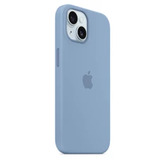 Apple MT0Y3ZM/A iPhone 15 Silicone Case Winter Blue szilikon MagSafe hátlap