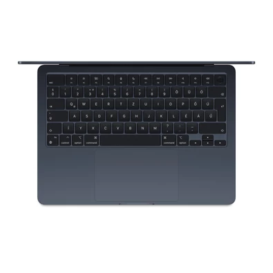 Apple MacBook Air laptop (13,6" Retina/M3 chip 8 magos CPU és 10 magos GPU/16GB RAM/512GB) - éjfekete