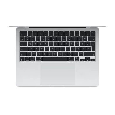 Apple MacBook Air laptop (13,6" Retina/M3 chip 8 magos CPU és 10 magos GPU/8GB RAM/512GB) - ezüst Apple MacBook Air laptop (13,6" Retina/M3 chip 8 magos CPU és 10 magos GPU/8GB RAM/512GB) - ezüst