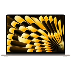 Apple MacBook Air laptop (15"/M4 chip 10 magos CPU és GPU/16GB RAM/512GB SSD) - csillagfény