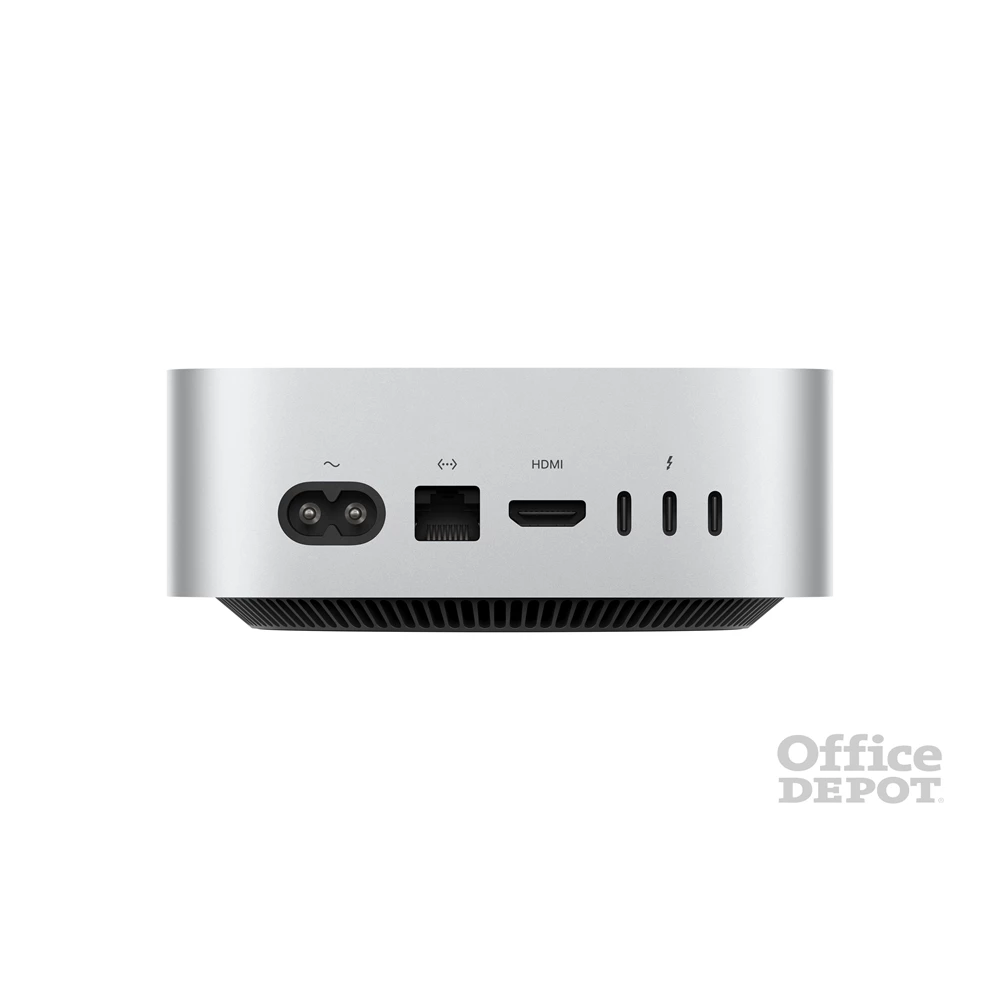 Apple Mac Mini/M4 chip 10 magos CPU és GPU/24GB/512GB SSD/ezüst asztali számítógép