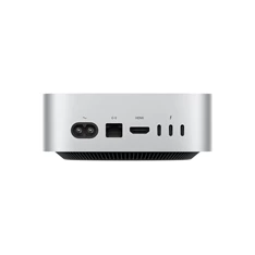 Apple Mac Mini/M4 chip 10 magos CPU és GPU/24GB/512GB SSD/ezüst asztali számítógép