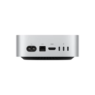 Apple Mac Mini/M4 chip 10 magos CPU és GPU/24GB/512GB SSD/ezüst asztali számítógép