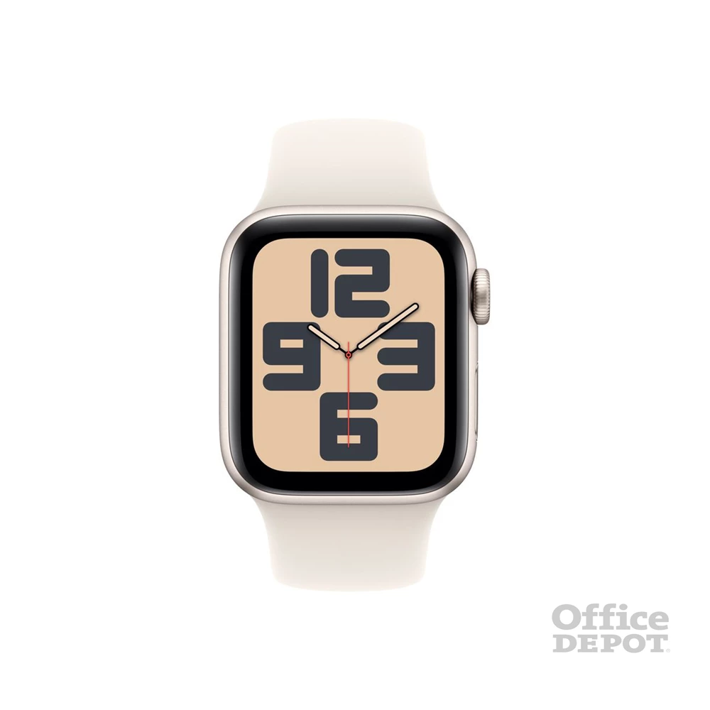 Apple Watch SE2 v3 GPS (40mm) csillagfény alumínium tok, csillagfény sportszíj (S/M) okosóra