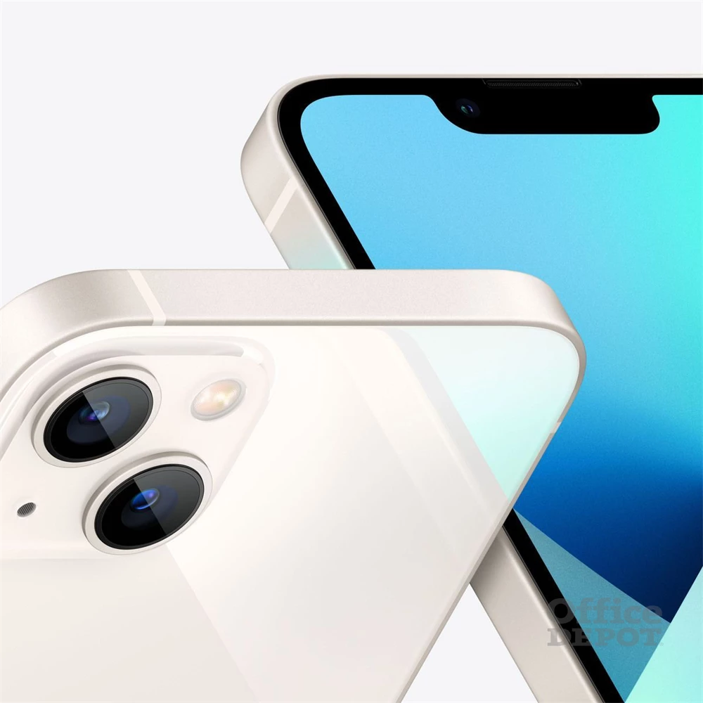 Apple iPhone 13 4/128GB Starlight kártyafüggetlen okostelefon - fehér (iOS)