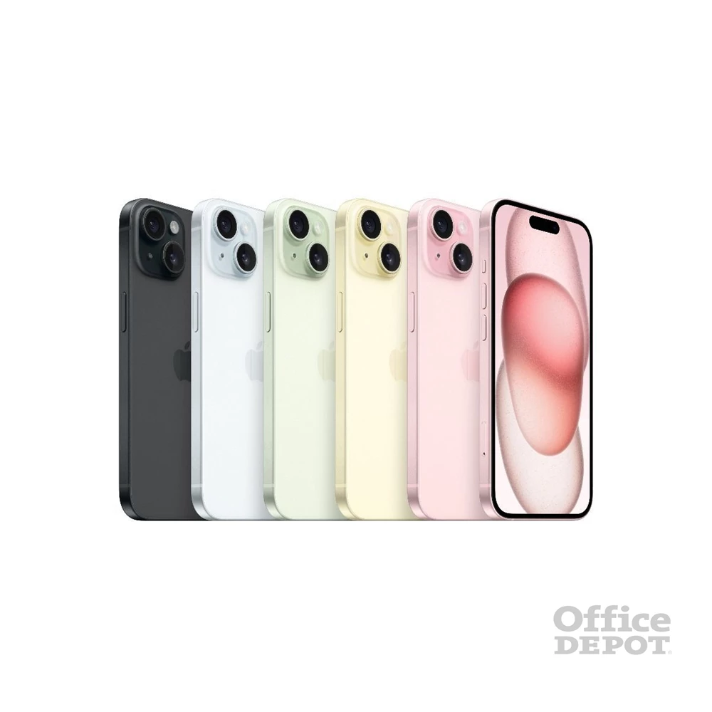 Apple iPhone 15 6/128GB kártyafüggetlen okostelefon - fekete (iOS)