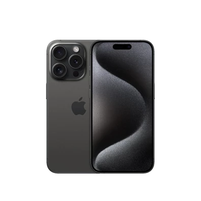 Apple iPhone 15 Pro 8/256GB kártyafüggetlen okostelefon - fekete titán Apple iPhone 15 Pro 8/256GB kártyafüggetlen okostelefon - fekete titán