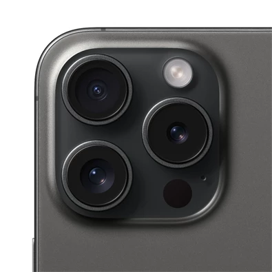 Apple iPhone 15 Pro 8/256GB kártyafüggetlen okostelefon - fekete titán Apple iPhone 15 Pro 8/256GB kártyafüggetlen okostelefon - fekete titán