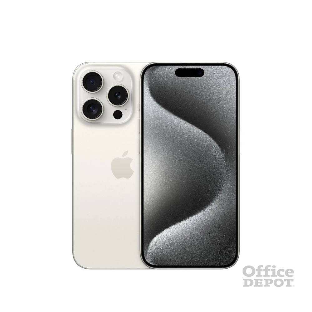 Apple iPhone 15 Pro 8/512GB kártyafüggetlen okostelefon - fehér titán