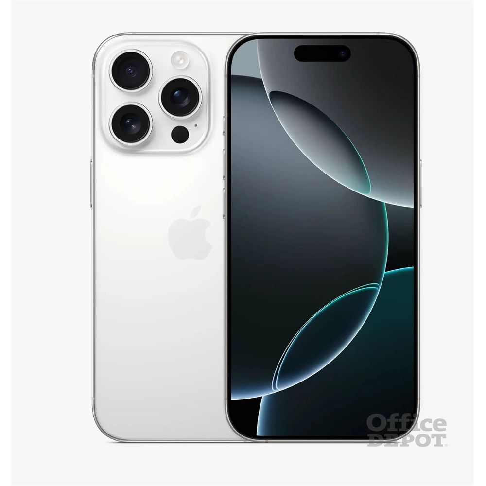 Apple iPhone 16 Pro 8/128GB kártyafüggetlen okostelefon - fehér titán (iOS)