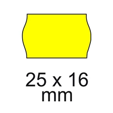25x16mm 5db/csomag sárga árazógépszalag 25x16mm 5db/csomag sárga árazógépszalag