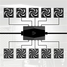 Arctic Case Fan HUB ACFAN00175A ventilátor elosztó hub Arctic Case Fan HUB ACFAN00175A ventilátor elosztó hub