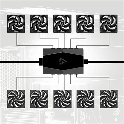 Arctic Case Fan HUB ACFAN00175A ventilátor elosztó hub Arctic Case Fan HUB ACFAN00175A ventilátor elosztó hub
