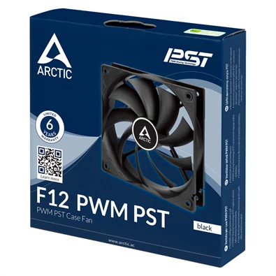 Arctic F12 PWM PST 120mm fekete ventilátor Arctic F12 PWM PST 120mm fekete ventilátor