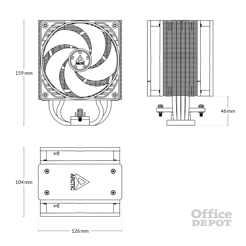Arctic Freezer 36 CO processzorhűtő