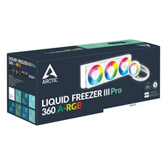 Arctic Liquid Freezer III Pro 360 A-RGB fehér vízhűtéses processzor hűtő Arctic Liquid Freezer III Pro 360 A-RGB fehér vízhűtéses processzor hűtő