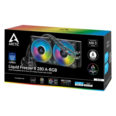 Arctic Liquid Freezer II - 280 A-RGB processzor hűtő Arctic Liquid Freezer II - 280 A-RGB processzor hűtő