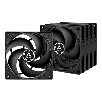 Arctic P12 120mm 5db fekete ventilátor