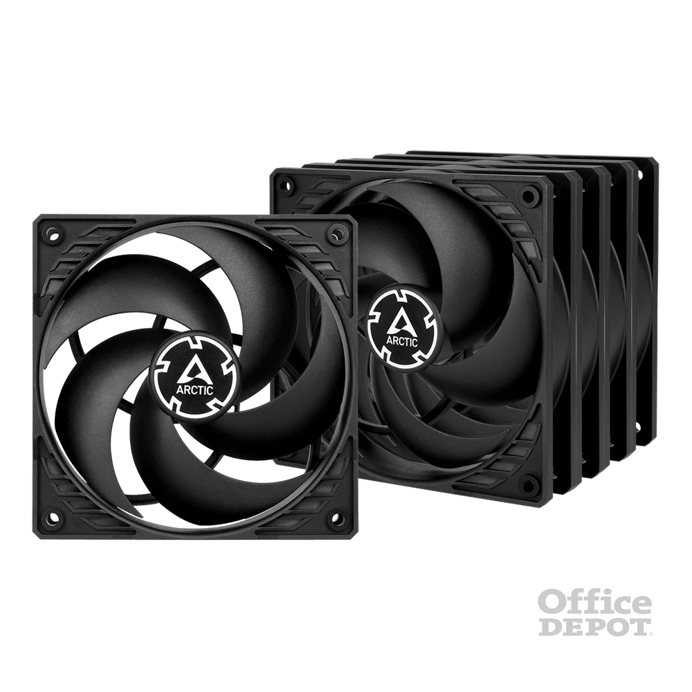 Arctic P12 120mm 5db fekete ventilátor