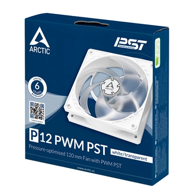 Arctic P12 PWM PST 120mm fehér ventilátor Arctic P12 PWM PST 120mm fehér ventilátor
