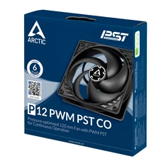 Arctic P12 PWM PST CO 120mm fekete ventilátor Arctic P12 PWM PST CO 120mm fekete ventilátor