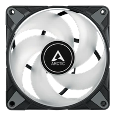 Arctic P12 PWM PST RGB 120mm 3db fekete ventilátor + controller Arctic P12 PWM PST RGB 120mm 3db fekete ventilátor + controller