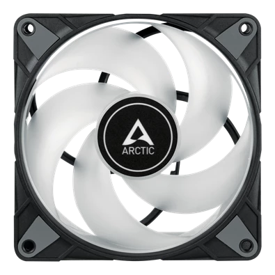 Arctic P12 PWM PST RGB 120mm 3db fekete ventilátor + controller Arctic P12 PWM PST RGB 120mm 3db fekete ventilátor + controller
