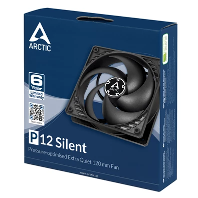 Arctic P12 Silent 120mm fekete ventilátor Arctic P12 Silent 120mm fekete ventilátor
