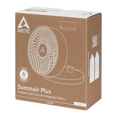 Arctic Summair Plus USB fehér asztali ventilátor Arctic Summair Plus USB fehér asztali ventilátor