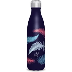 Ars Una 500ml-es Feather-dark duplafalú fémkulacs Ars Una 500ml-es Feather-dark duplafalú fémkulacs