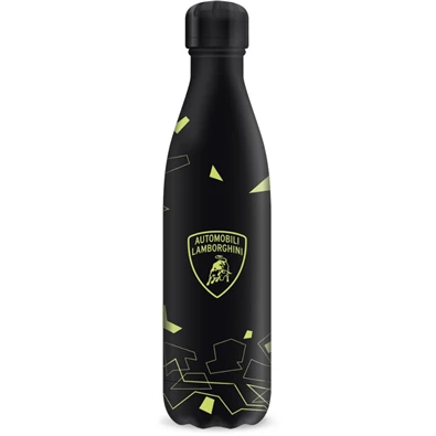 Ars Una 500ml-es Lamborghini duplafalú fekete fémkulacs Ars Una 500ml-es Lamborghini duplafalú fekete fémkulacs