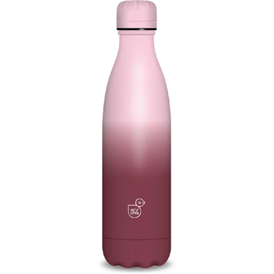 Ars Una 500ml-es Gradient burgundy-pink duplafalú fémkulacs Ars Una 500ml-es Gradient burgundy-pink duplafalú fémkulacs