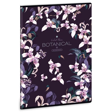 Ars Una Botanic Orchid A4 extra kapcsos kockás füzet Ars Una Botanic Orchid A4 extra kapcsos kockás füzet