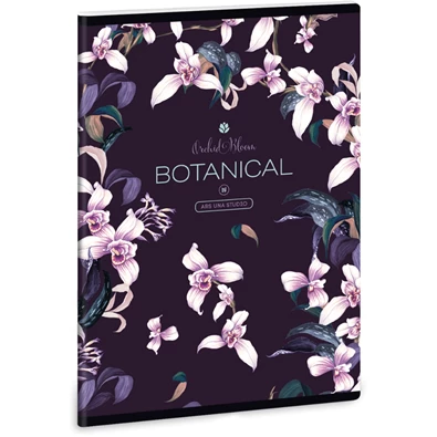 Ars Una Botanic Orchid A5 extra kapcsos sima füzet Ars Una Botanic Orchid A5 extra kapcsos sima füzet