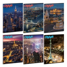 Ars Una City Light 24 (5420) A4 extra kapcsos sima füzet