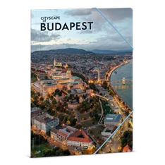 Ars Una Cityscape-Budapest 25 (5506) A4 gumis mappa