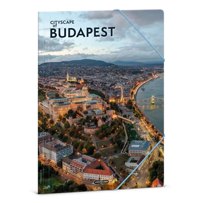 Ars Una Cityscape-Budapest 25 (5506) A4 gumis mappa