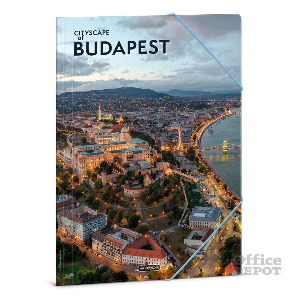 Ars Una Cityscape-Budapest 25 (5506) A4 gumis mappa