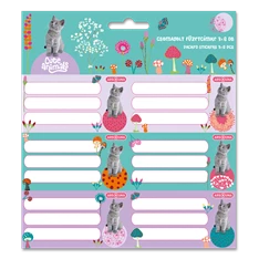 Ars Una Cute Animals-Kitten 24 (5368) 3x6 db-os csomagolt füzetcímke Ars Una Cute Animals-Kitten 24 (5368) 3x6 db-os csomagolt füzetcímke