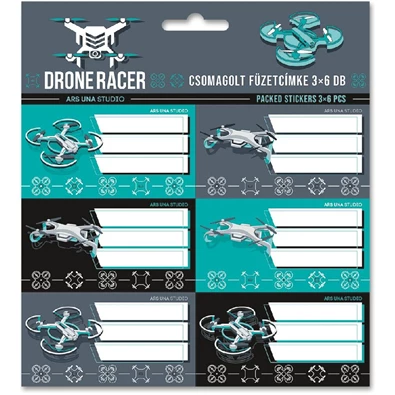 Ars Una Drone Racer 5131 3x6db füzetcímke Ars Una Drone Racer 5131 3x6db füzetcímke