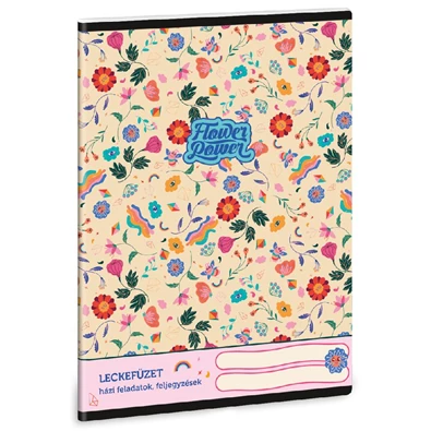 Ars Una Flower Power 23 (5260) A5 leckefüzet Ars Una Flower Power 23 (5260) A5 leckefüzet