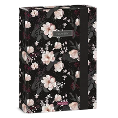 Ars Una Flowery Black 24 (5374) A5 füzetbox
