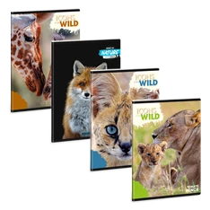 Ars Una  Icons of the Wild 25 (5492) A5 extra kapcsos kockás füzet Ars Una  Icons of the Wild 25 (5492) A5 extra kapcsos kockás füzet