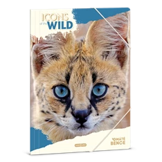 Ars Una Icons of the Wild-Serval 25 (5503) A4 gumis mappa