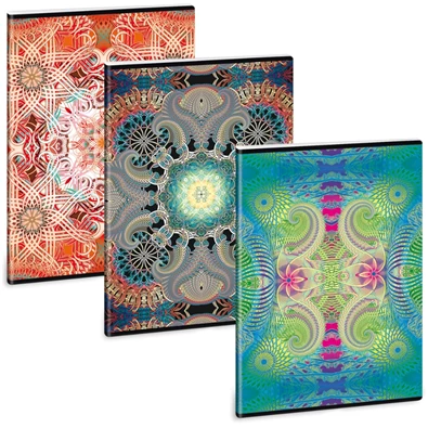 Ars Una Mandala mix A4 extra kapcsos kockás füzet Ars Una Mandala mix A4 extra kapcsos kockás füzet
