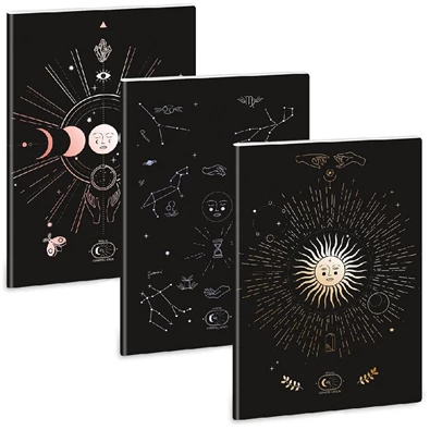 Ars Una Mystic Constellation 5191 A4 extra kapcsos kockás füzet Ars Una Mystic Constellation 5191 A4 extra kapcsos kockás füzet