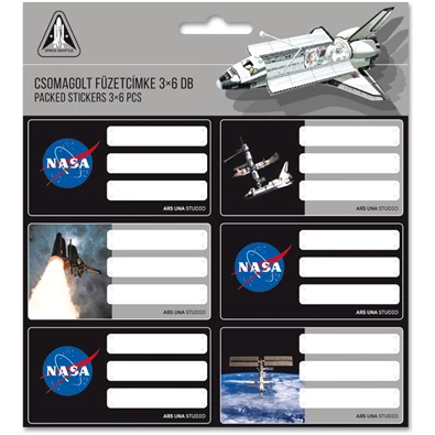 Ars Una Nasa 5078 3x6db füzetcímke Ars Una Nasa 5078 3x6db füzetcímke