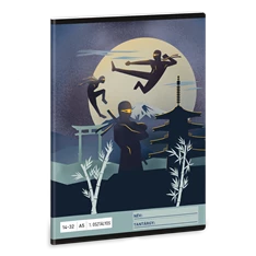 Ars Una Ninjas in the dark 25 (5457) A5 14-32 1. osztályos vonalas füzet