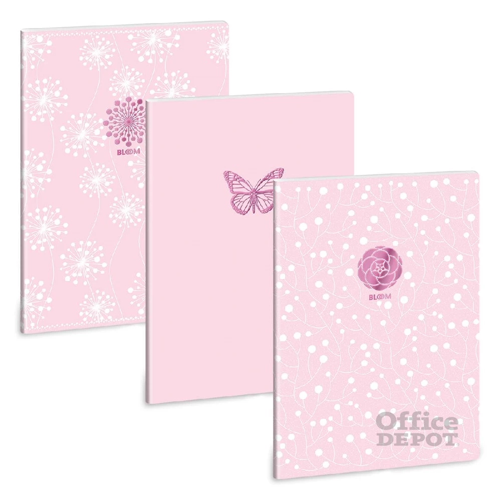 Ars Una Pink Spring 22 (5242) A4 extra kapcsos kockás füzet